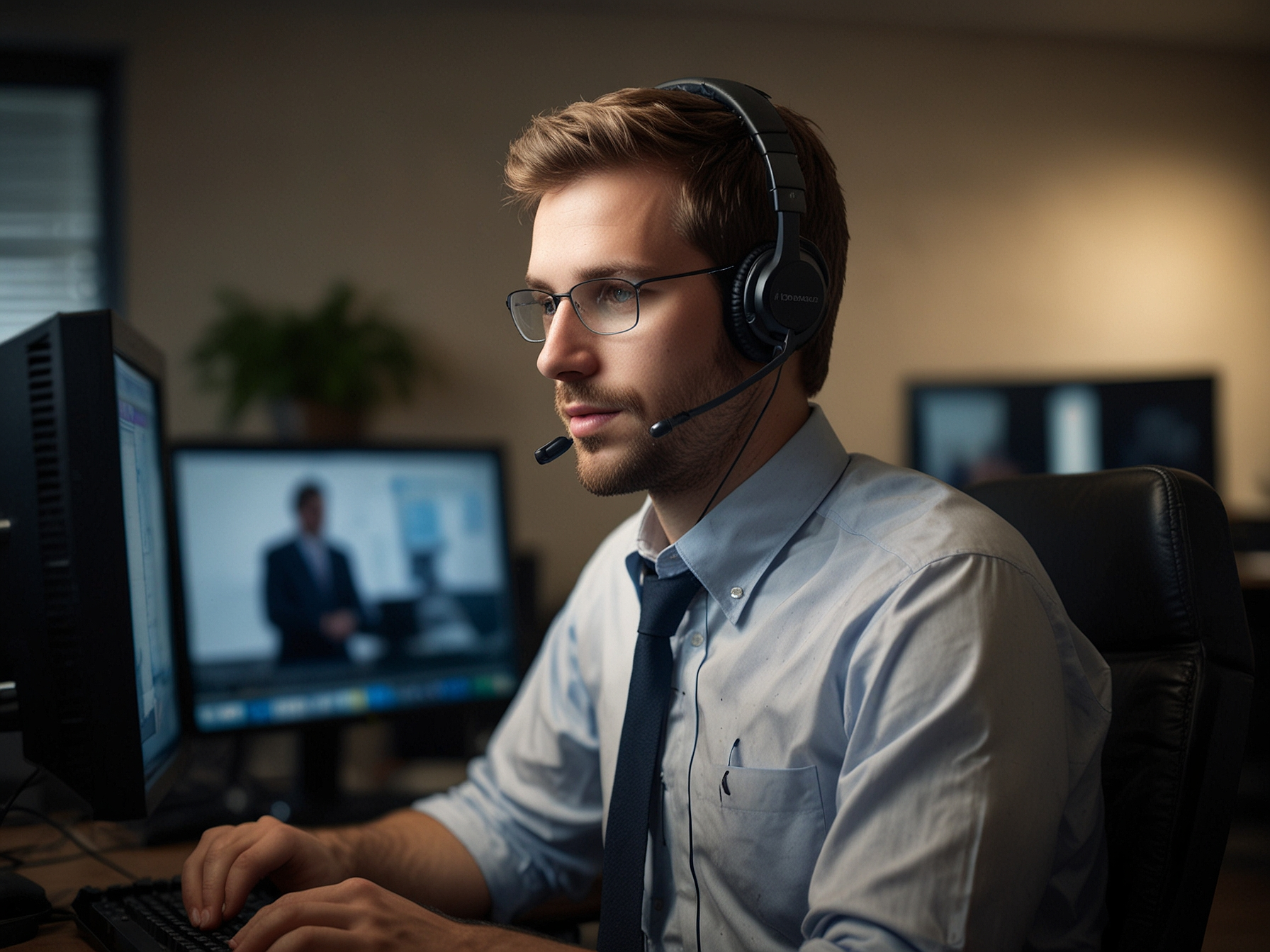 Support team assisting a player